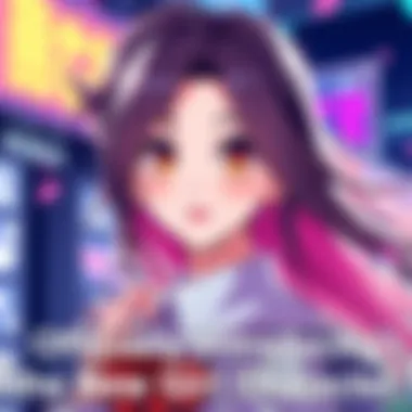 Official introduction of the new best girl character with vibrant colors and a confident pose, showcasing her charm and potential.