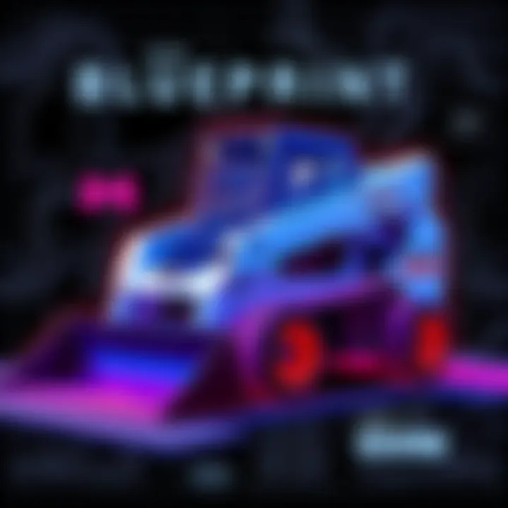 Illustration of the latest Bobcat blueprint showcasing innovative design features