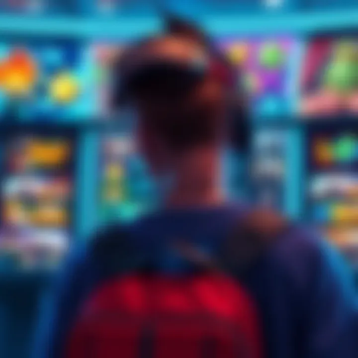 Frustrated player looking at the new lobby interface in CODM, showing a cluttered layout with bright colors and game icons