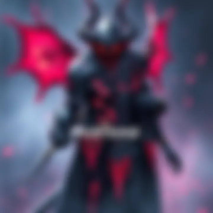 Concept art showing a new Devil Warframe with dark elements and fierce features alongside Voruna, emphasizing their contrasting powers.