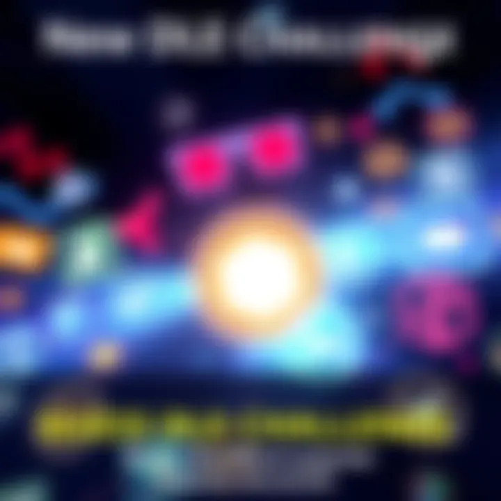 Graphic showing a popular character with various digital icons representing engagement and forums.