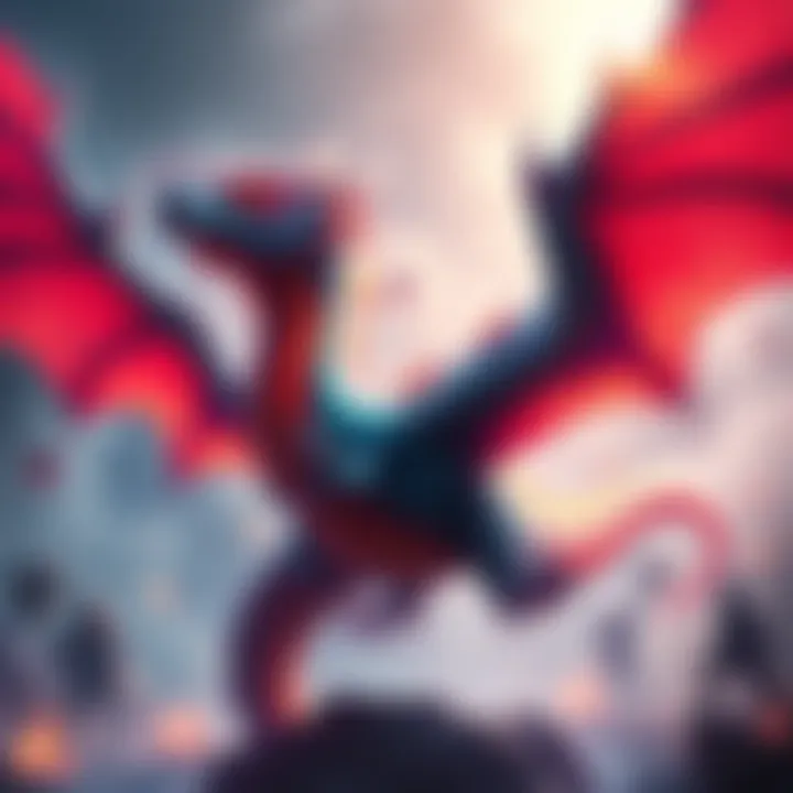 A newcomer showcases their first dragon card with vibrant artwork, drawing interest from players debating its power levels.