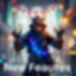 A character in Embark showcasing updated skills and new holiday-themed items in a vibrant environment.