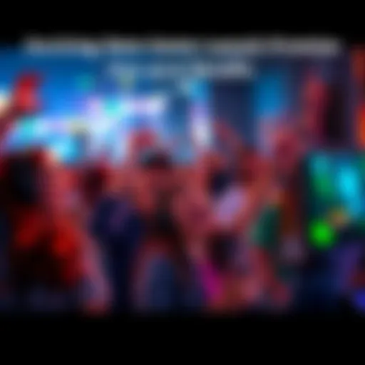 Excited gamers playing a new video game, showcasing vibrant graphics and engaging gameplay.