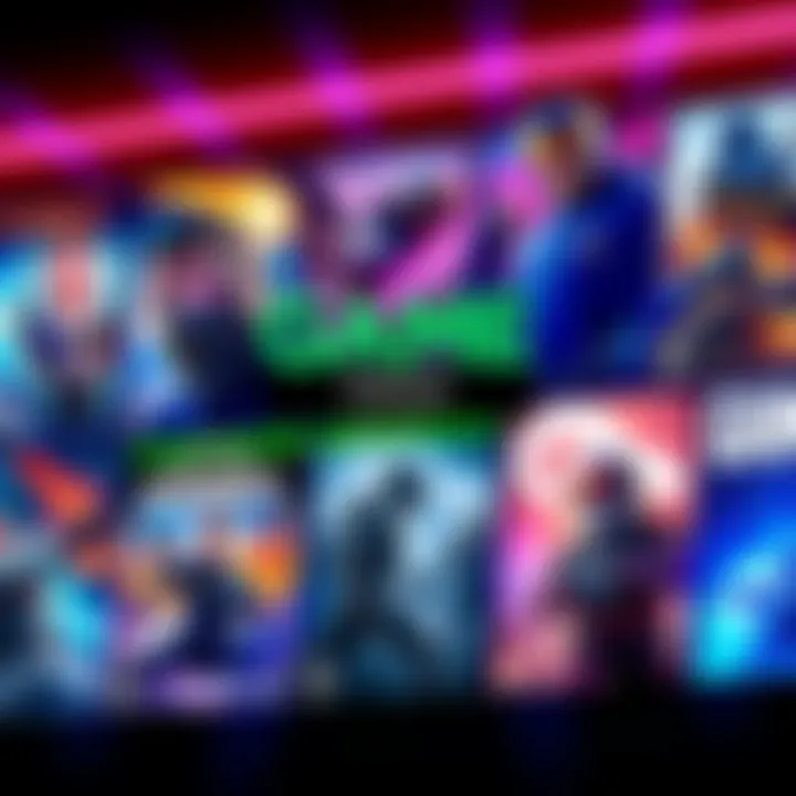 A selection of new video game covers featured on Game Pass, showcasing vibrant graphics and diverse genres.