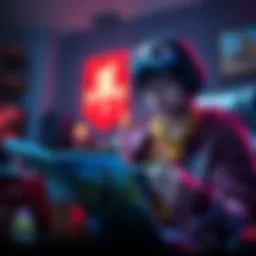 A new gamer preparing to play LOTF, looking at a game guide and a console controller