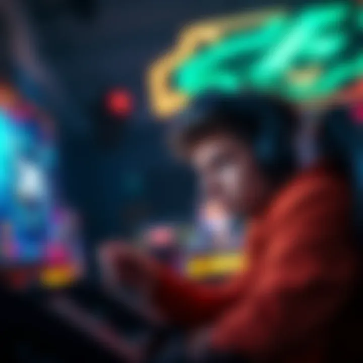 A new player focuses intently on their screen, showing signs of frustration while playing the game Marathon in a PvP match.