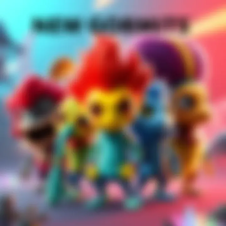 A colorful group of new Gormiti characters showcasing their unique designs and features.