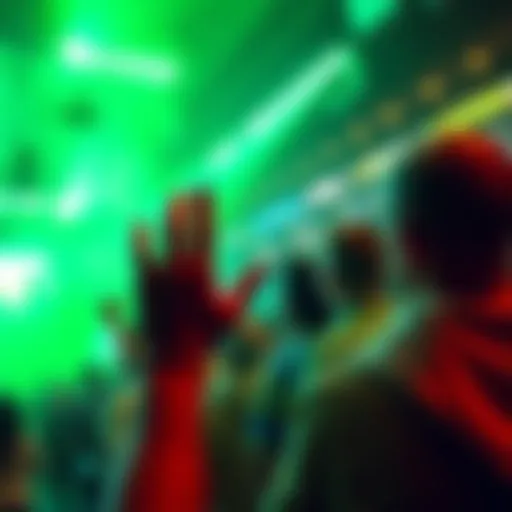 A vibrant new green color displayed during the PHL stream, capturing the excitement of fans.