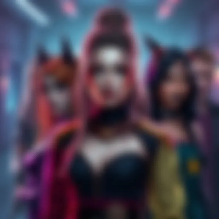 Vecna, Eleven, Dustin, Eddie, Robin, and Nancy show off their updated styles, reflecting their character growth and series changes.