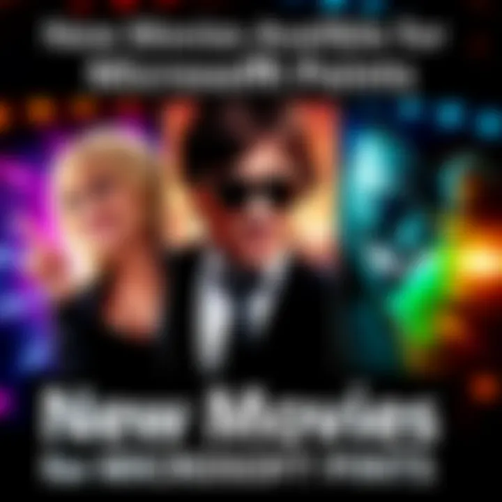 Promotional graphic showcasing the movies Miss Congeniality, Austin Powers, and The Mask for redemption with Microsoft Rewards points
