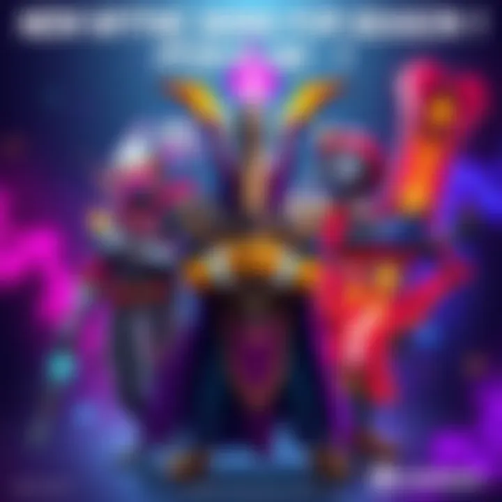 New Mythic Skins for Season 1 Soldier 76, Illari, and Mauga showcase their new mythic skins with vibrant colors and designs. Gengi, Hanzo, and Sojourn are featured with their powerful mythic weapons.