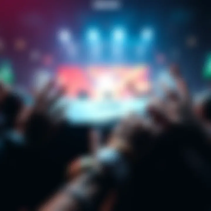 New Nintendo Console Reveal A close-up of the new Nintendo console, showcasing its sleek design and colorful controller, surrounded by excited gamers.