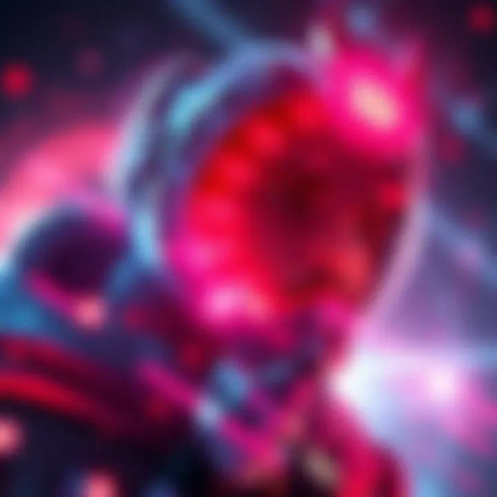 The updated Omega skin showcasing vibrant lighting effects that enhance its visual appeal.
