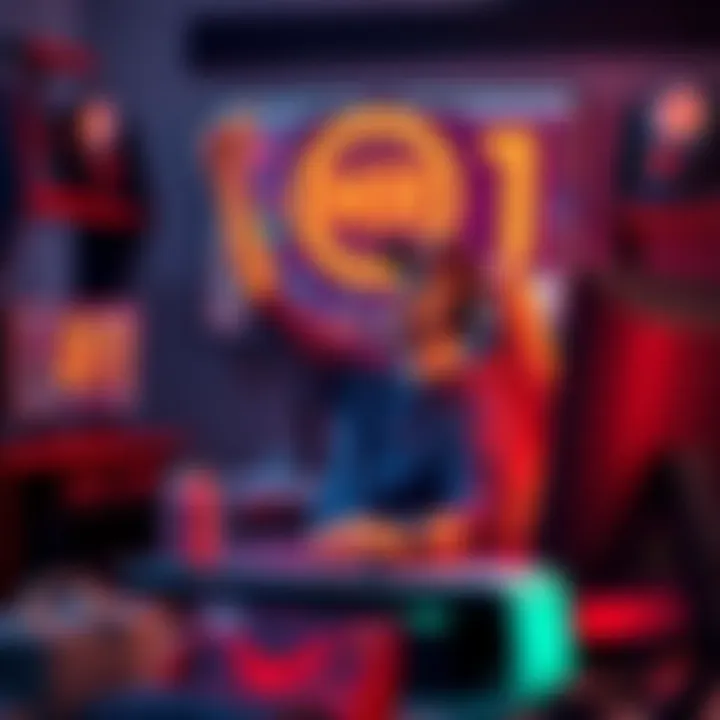 A new gamer celebrating their MR21 achievement, surrounded by gaming gear and a computer setup, while discussing their journey in forums.