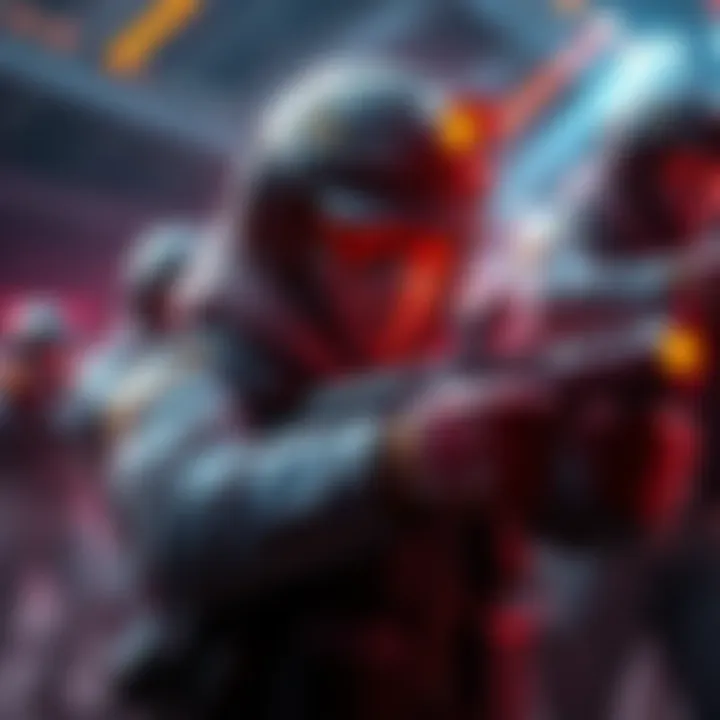 A new player showcasing gear and weapons during a VOG raid, preparing for teamwork and strategy.