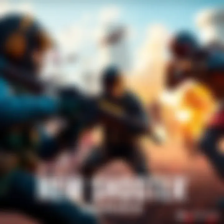 New Shooter Gameplay A scene from the new shooter game showcasing colorful characters in action, highlighting unique abilities and engaging environments.