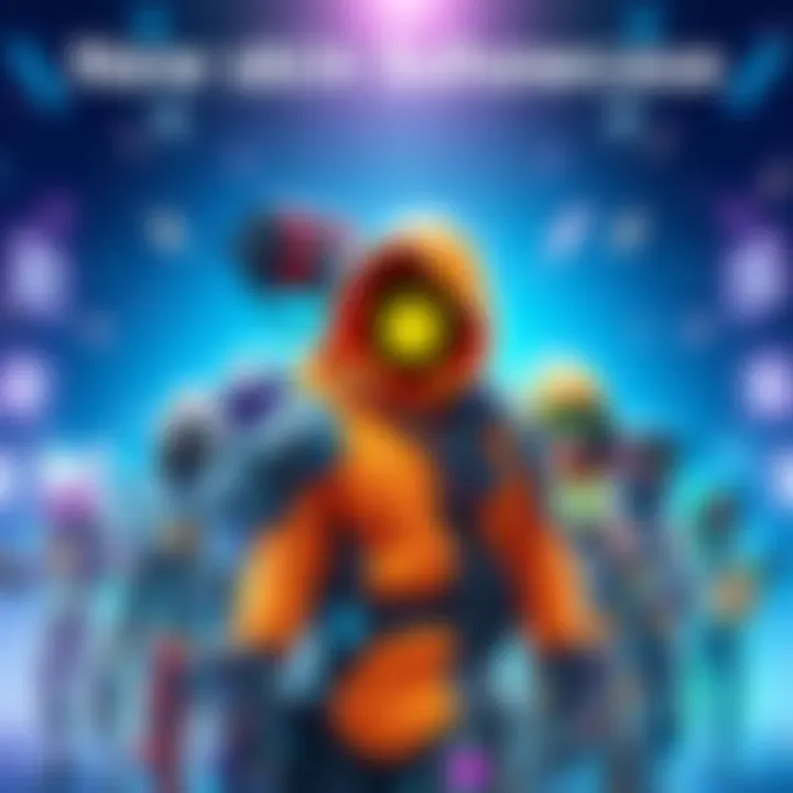 A vibrant display of the latest skin designs from the new bundle, featuring colorful characters and unique styles, capturing the excitement among gamers.