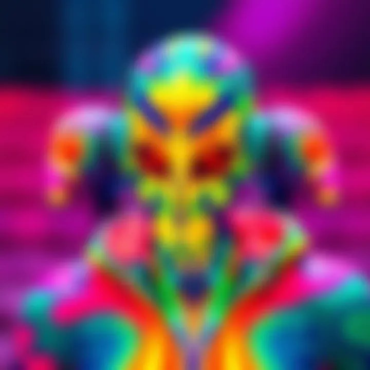 A vibrant depiction of the newly designed skin, featuring bright colors and unique patterns that fans are excited about.