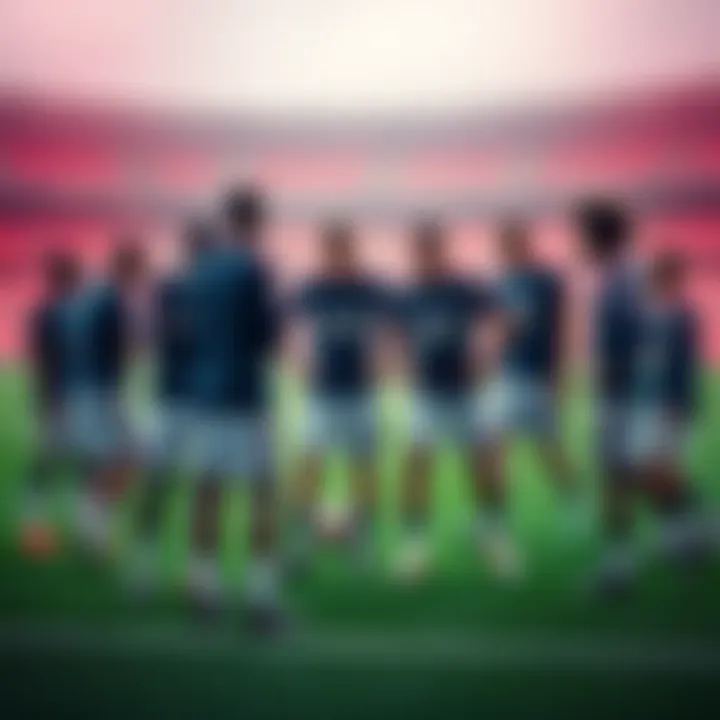 New Tottenham players training together on the field, showcasing teamwork and fresh strategies for the upcoming season.