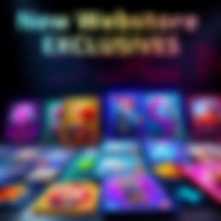 New Webstore Exclusives A colorful display of new card bundles and variants available at Second Dinner's webshop for April.