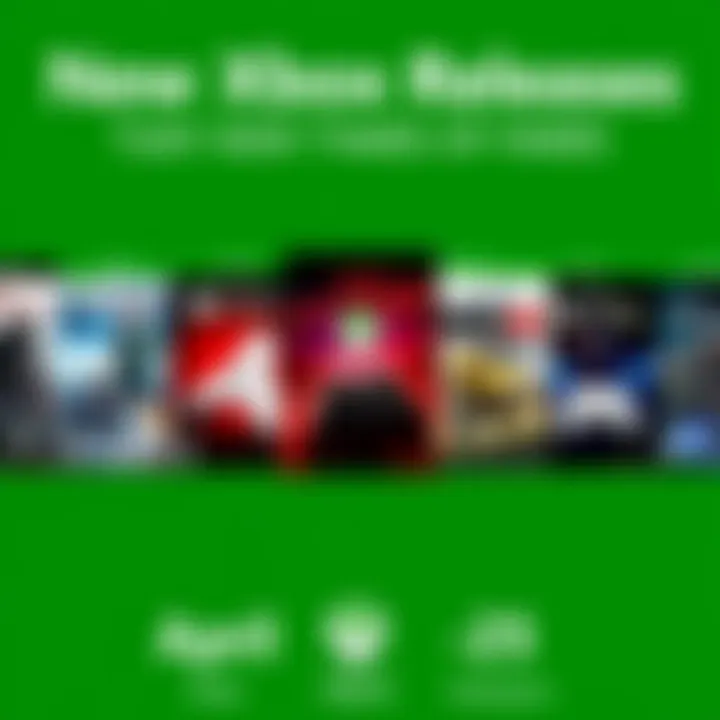 A collage of new Xbox game covers being released between April 21-25