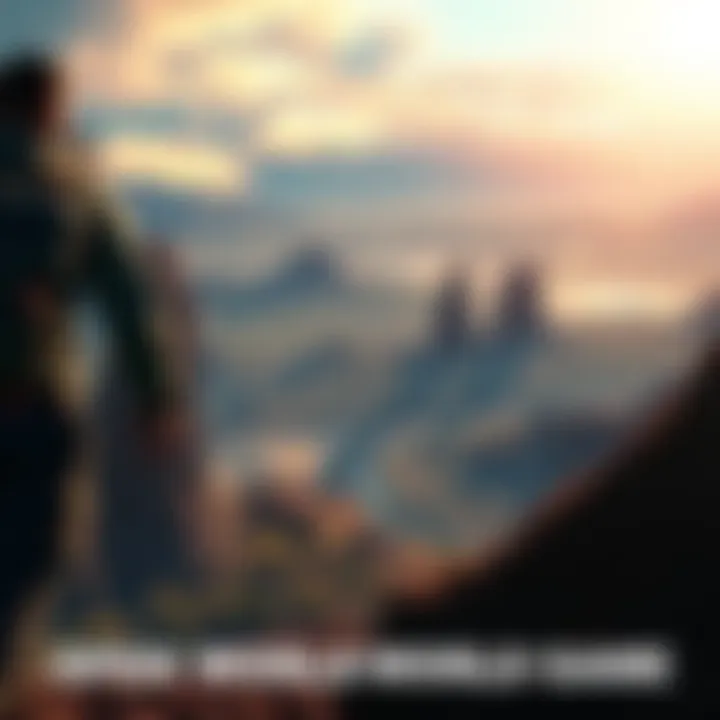 A thrilling open-world game scene with expansive landscapes and action-filled exploration elements.