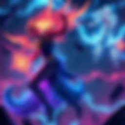An illustration showcasing two new Arcanes with distinct designs and abilities from the Constellations update, featuring vibrant colors and dynamic artwork.
