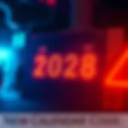Graphic showing the new calendar code introduced in BHVR's newsletter with an arrow pointing to key elements, capturing fans' attention.