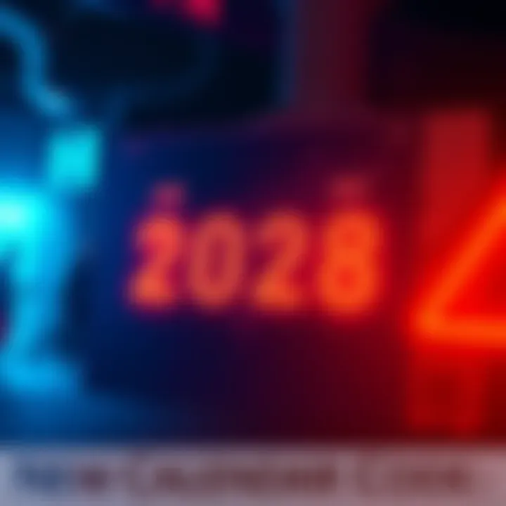 Graphic showing the new calendar code introduced in BHVR's newsletter with an arrow pointing to key elements, capturing fans' attention.