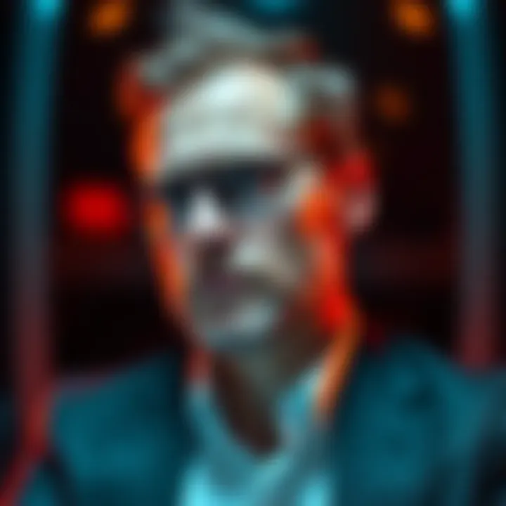 A portrait of the newly appointed CEO of Remedy Entertainment in a professional setting, symbolizing leadership change.