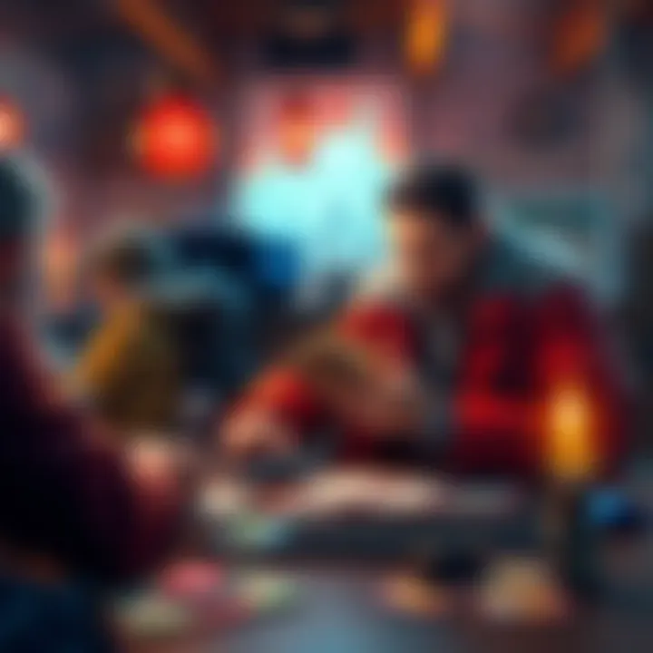 New character being integrated into BBB control deck A player adjusting their BBB control deck with a new character card, surrounded by other cards and strategy notes.