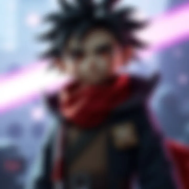 A new character from the Ogg Udd series stands proudly, showcasing unique features and attire that connect to the original story.