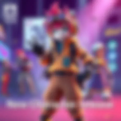 A new character with vibrant aesthetics, featuring unique designs and accessories, standing in a dynamic pose, capturing mixed reactions from the community.