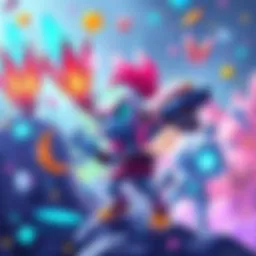 Colorful artwork featuring new collaboration sprites designed by artist Wensoing, showcasing vibrant creativity and innovation.