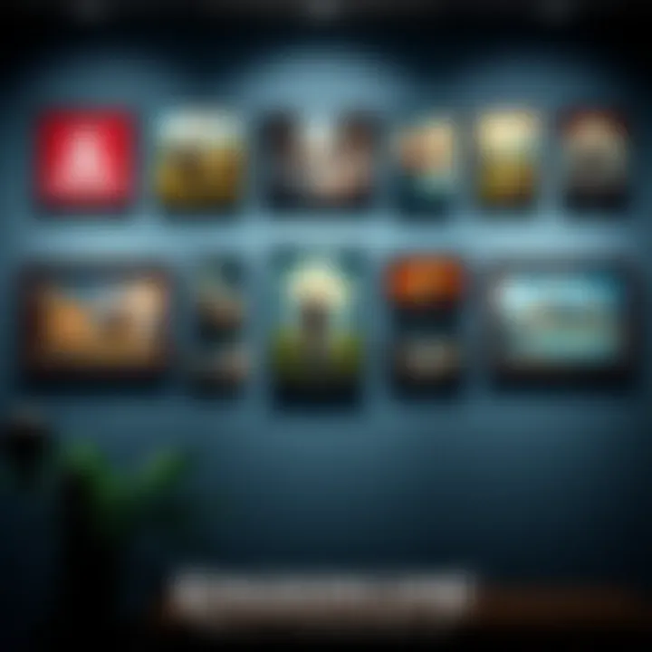 A collection of Displates featuring artwork from Kingdom Come: Deliverance 1 and 2 displayed on a wall.