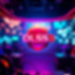 A vibrant graphic showcasing the new DLSS 5 logo with gaming visuals in the background, highlighting its cutting-edge features.
