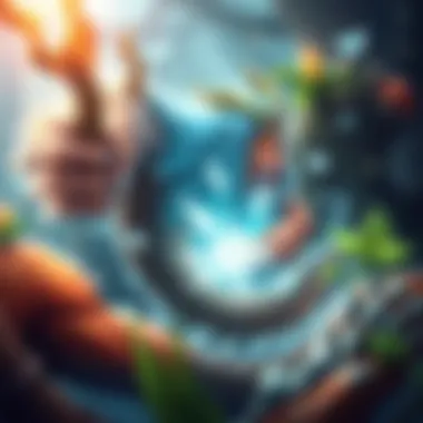 Illustration of the new Druid common card featuring nature elements and magical effects