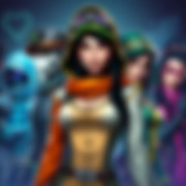 Emre skin design featuring Pharah, Soldier, Genji, and Cassidy, showcasing their new looks