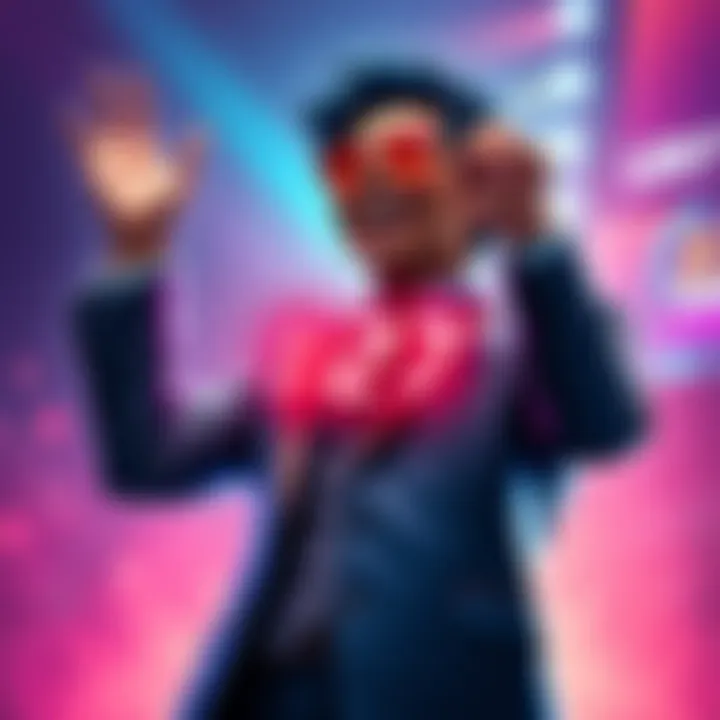 New Favorite Suit Achievement Person celebrating after unlocking a new favorite suit with a timer showing 1:27, showcasing hard work and perseverance.