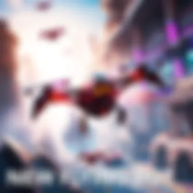A new flying bot soaring through a vibrant game environment, showcasing exciting gameplay mechanics in action.