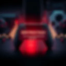 A graphic showing a game controller and sound waves with a notification about a new patch release