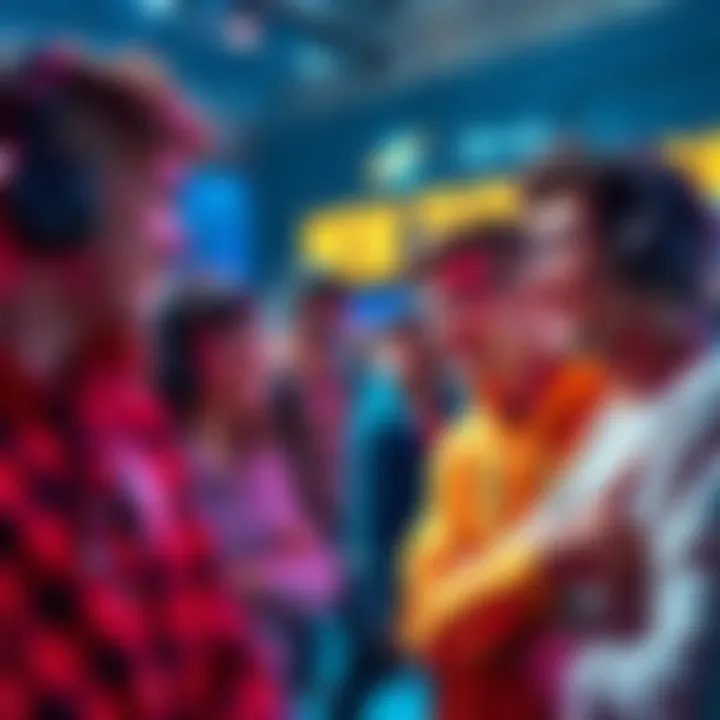 Excited fans discussing new game skins and the need for more animations in the latest update