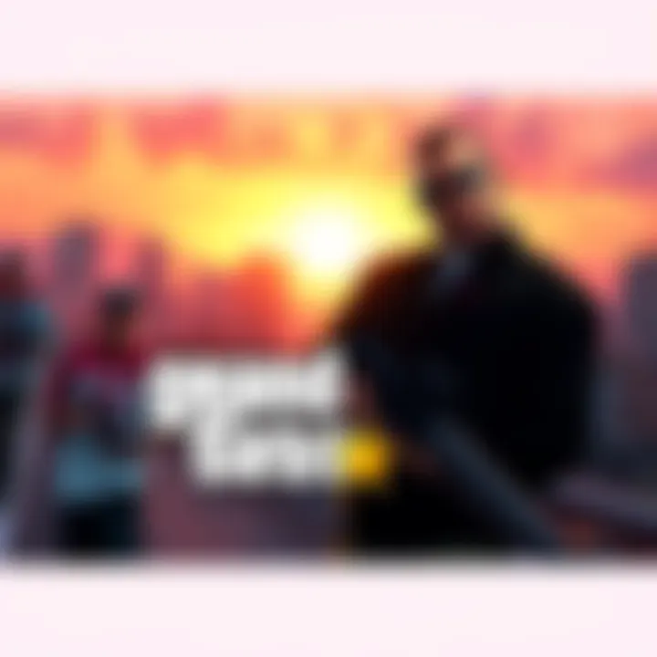 Rockstar Games logo with GTA imagery showcasing new game updates, highlighting excitement for future content.