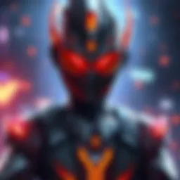 A new video game hero character shown with a striking design, sparking community discussions about design similarities and diversity issues