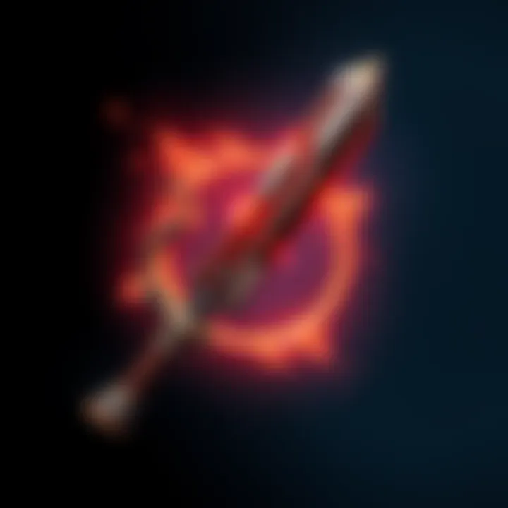 The new icon in Everwind depicting a weapon showing signs of wear and tear, provoking discussions among gamers.