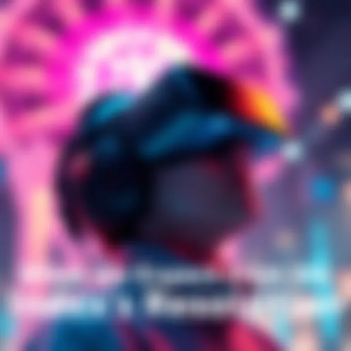A person wearing the new Index headset, enjoying a vibrant virtual environment with enhanced visuals