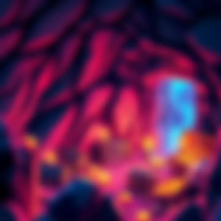 A colorful loot cave filled with treasures waiting to be collected by players