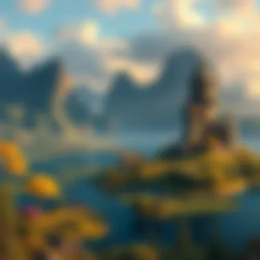 A fantasy world inspired by the Lord of the Rings, with lush landscapes, towering mountains, and iconic creatures, showcasing the excitement for the new RPG.