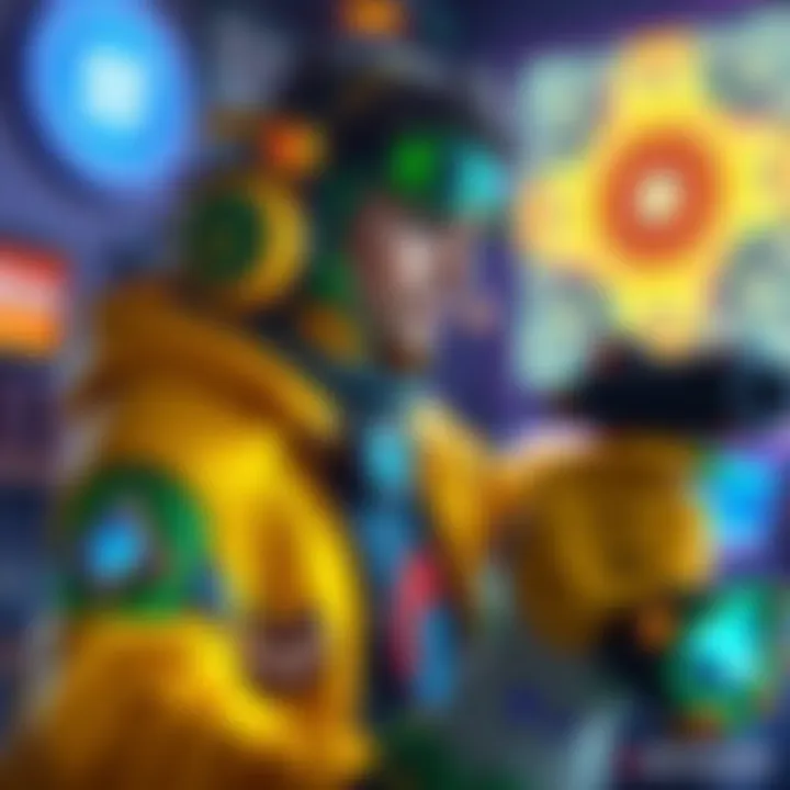 A new player practicing Lucio in a vibrant gaming environment, focusing on rollout techniques and healing gameplay.